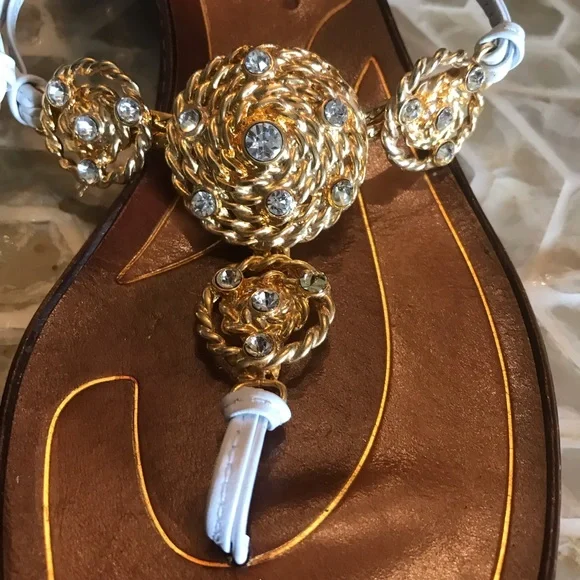 FABULOUS Sesto Meucci Italian embellished ‘Want’ sandals - Picture 3 of 6